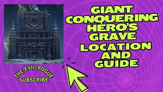 GIANTCONQUERING HEROS GRAVE LOCATION amp BOSS FIGHT ELDEN RING [upl. by Saunder]