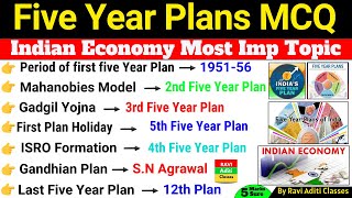 Five Years Plan In India  Planning Commission  Indian Economy  Panchvarshiya Yojana Gk SSC RRB [upl. by Aztiraj]