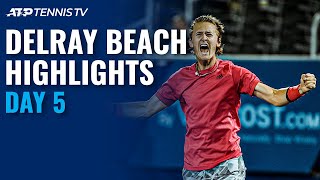 Korda Ousts Isner Harrison Continues Dream Run  Delray Beach 2021 QuarterFinal Highlights [upl. by Ainoval]