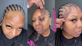 NEW Lace Strips Edges ✅ To Cover Hairline Baby Hair Strips Lace Frontal [upl. by Koser]