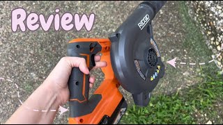 Rigid 18V Compact Jobsite Blower  Quick Review [upl. by Lemrac]