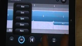 SessionBand Review Tutorial  Chord Based Audio Loop App for iOS [upl. by Teerprug]