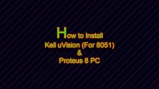 How To Install Keil uVision for 8051 Proteus8 in PC  IN HINDI [upl. by Aisitel436]