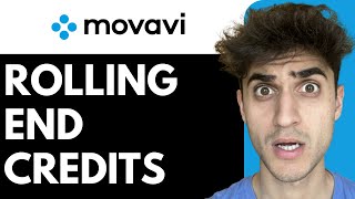 How to Add Rolling End Credits to your Video using Movavi Video Editor [upl. by Ytsihc]