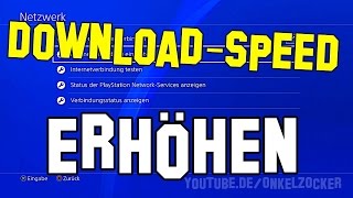 PS4 DOWNLOAD beschleunigen🚀  SO GEHTS  Internet Geschwindigkeit erhöhen  provider [upl. by Ahsat932]