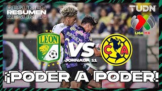 HIGHLIGHTS  León vs América  Liga Mx AP2024  J11  TUDN [upl. by Littlejohn968]