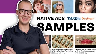 Native Advertising Examples Taboola amp Outbrain [upl. by Somisareg]