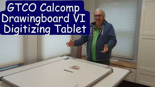 GTCO Calcomp Drawingboard VI Digitizing Tablet [upl. by Hegyera]