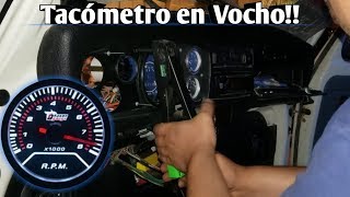 Instalación de Tacómetro al Vocho   BajaWam [upl. by Bjorn]