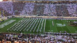 Spartan Marching Band  United States National Anthem [upl. by Anissej]