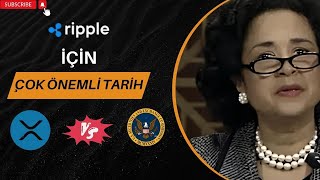 🚨🚨 RIPPLEXRP DAVASINDA ÇOK ÖNEMLİ TARİH Altcoin Sezonu Ne Zaman Başlıyor AÇIKLIYORUM 🚀🚀🚀 [upl. by Henley889]