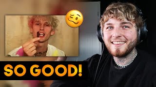 RAPPER REACTS To  Machine Gun Kelly  drunk face Official Music Video [upl. by Stark532]