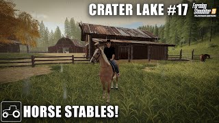 Building The Stables amp Making Silage Bales  Crater Lake 17 Farming Simulator 19 Timelapse [upl. by Naejarual306]