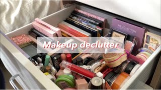 Huge makeup declutter Road to minimalism asmr  Aesthetic vlog [upl. by Archangel]