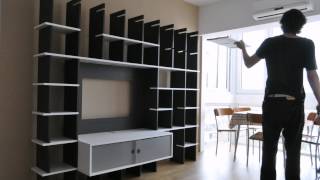 Mueble Biblioteca TV [upl. by Divd134]