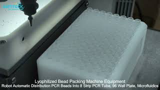 Lyophilized Bead Packing Machine Equipment  Lyophilized Bead Automation  Bead Filling Machine [upl. by Ayotak937]