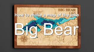 How we did Big Bear Lake Bathymetry wall decor Laser Cut 3D Map Tutorial Wood amp Paint [upl. by Edmonds]