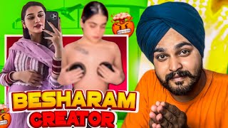 INSTAGRAM BESHARAM CREATOR JASNEET KAUR  JASS JAWANDHA ROAST [upl. by Leeth]