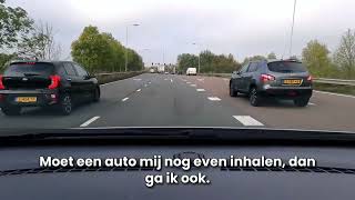 Links afslaan met meerdere rijstroken [upl. by Nulubez985]