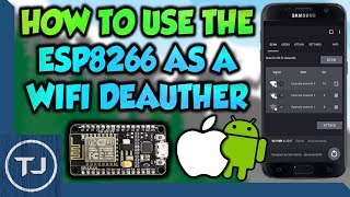 The 4 NodeMCU ESP8266 WiFi Jammer Setup iOS amp Android [upl. by Gordan]