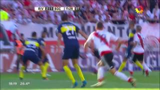 River 24 Boca Juniors  Fecha 13 Torneo Argentino 201617 [upl. by Kwei687]