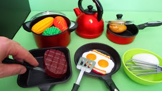 Speelgoed keuken kookset uitpakken  Unboxing Toy kitchen cooking set [upl. by Trilley]