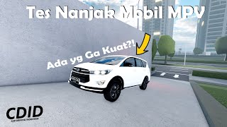 Tes Nanjak Mobil MPV Ada yg ga kuat 😱😱  Roblox CDID [upl. by Yrahca]