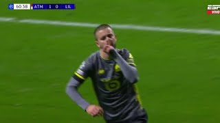 Edon Zhegrova Goal Atletico Madrid vs Lille 13 All Goals and Highlights [upl. by Gausman]