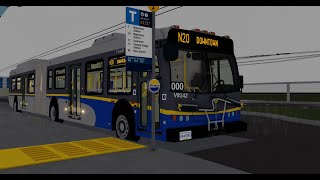 Translink SCBCTA V8142  N20 DOWNTOWN [upl. by Phia380]