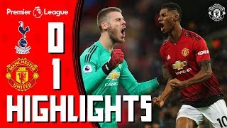 Highlights  Tottenham 01 Manchester United  De Gea amp Rashford shine at Wembley  Premier League [upl. by Dreda]