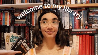 i finally filmed a bookshelf tour [upl. by Ellehc]