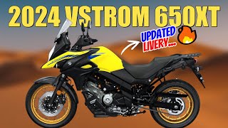 2024 SUZUKI V STROM 650XT updated new colors and features [upl. by Tratner]