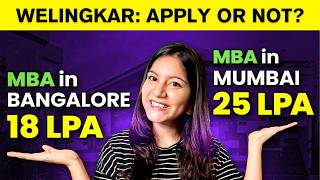 MBA from Welingkar Worth It MBA in Mumbai vs Bangalore  Placements  Fee  CutOffs [upl. by Parette]