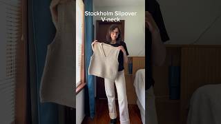 New make ✨ petiteknit stockholmslipovervneck fashion chill diyfashion ootd sewingprojects [upl. by Otes]