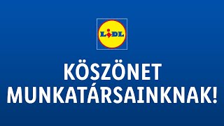 Köszönet Munkatársainknak  Lidl [upl. by Alauqahs]