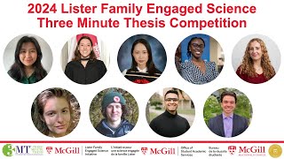 2024 Lister Family Engaged Science Three Minute Thesis Competition [upl. by Sigismond]