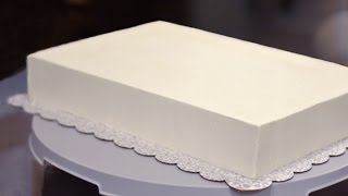 How to Frost a Half Sheet Cake [upl. by Yecal]