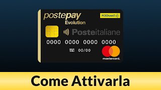 Carta Postepay Evolution Come Attivarla [upl. by Ahsai716]