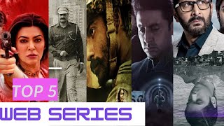 Top 5 Must Watch Indian Web Series IMDB highest RatedNetflixAmazon Prime Disney Hostar Sony Liv [upl. by Odette]