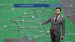 Flood Watch expanded to include all of Central Texas  25 Evening Weather [upl. by Neelik]