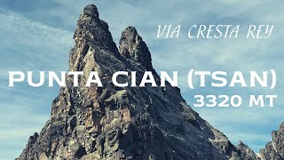 Punta Cian Tsan  3320 mt  Via cresta Rey da Torgnon per il bivacco Rivolta AO 4K [upl. by Oemor433]