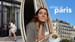 alone in paris  solo travel VLOG [upl. by Joycelin]