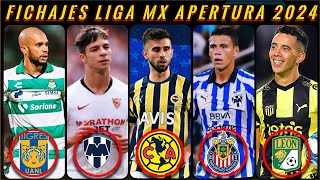 FICHAJES ACTUALIZADOS Liga MX 2024 MORENO a CHIVAS  ROSSI al AMÉRICA  LEÓN busca a LEO FERNÁNDEZ [upl. by Bridwell391]