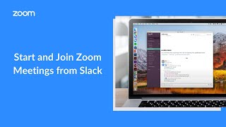 How To Start and Join Zoom Meetings from Slack [upl. by Skerl465]