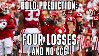 Could Oklahoma lose 4 games in 2022  BOLD college football predictions [upl. by Sices]