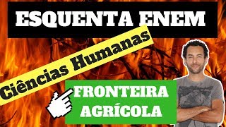 Ciências Humanas para o ENEM Geografia para o ENEM Agricultura no Brasil Fronteira agrícola [upl. by Lidah]