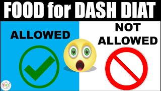 what do you eat on the dash diet  what is not allowed on the dash diet [upl. by Aihsram]