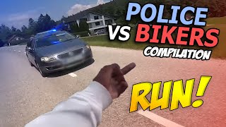 BIKERS VS COPS  Best Motorcycle Police Chase Compilation 2024 [upl. by Madalena]