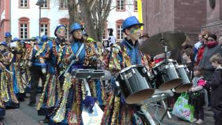 Mainzer Strassenfastnacht 2014  Rosenmontag  Leudelsbach Gugga und Shining Motions Oppenheim [upl. by Yetta]