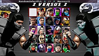 Ultimate Mortal Kombat 3 Plus Hack  RandomSelectPLS vs NecoarcI2 [upl. by Ciaphus]